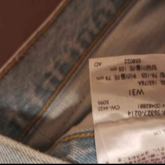 Levi's 502 high rise, button fly denim shorts - Picture 4 of 4